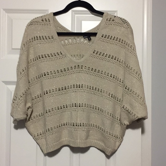 Express size M crochet cropped sweater - Picture 2 of 4